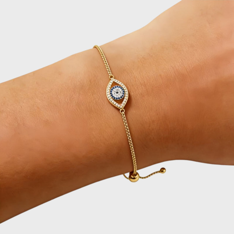 Luck Turning Evil Eye Bolo Bracelet