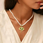 Collier Lotus Perles d'Eau Douce – Cadeau Attentionné pour Maman et Aînée