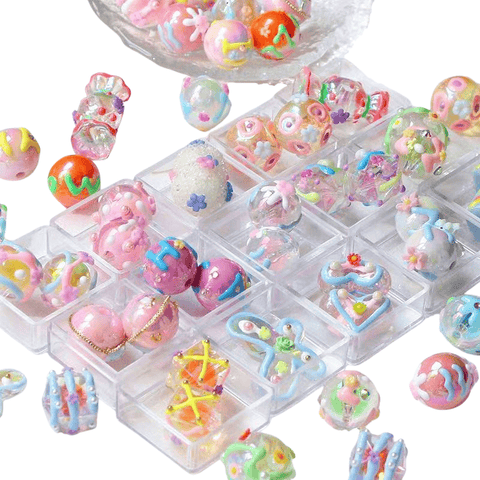 10pcs Ins Drawn Penbeads