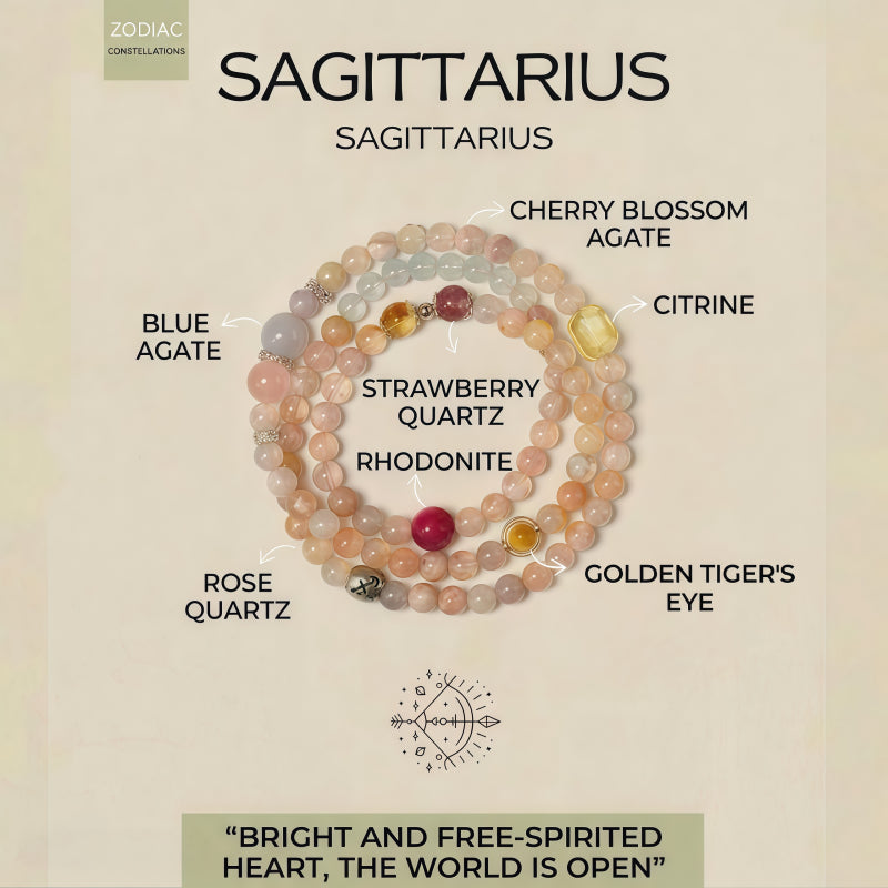 Constellation Natural Crystal Bracelet B