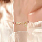 Shining Star Strawberry Quartz Bracelet