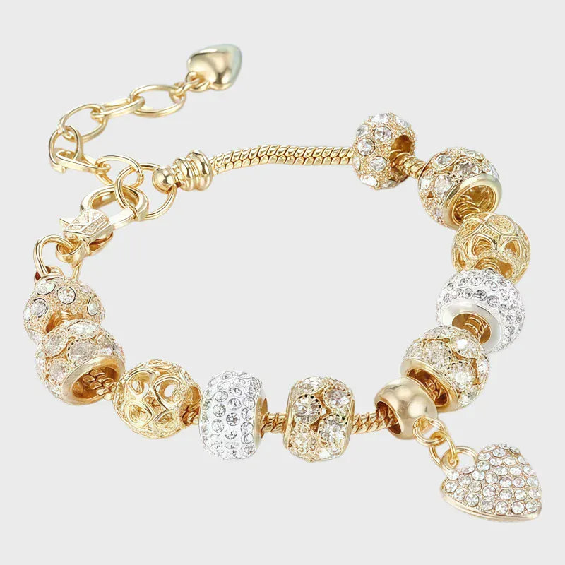 Forever Love Pandora Bracelet-Golden