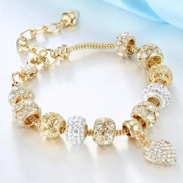 Forever Love Pandora Bracelet-Golden