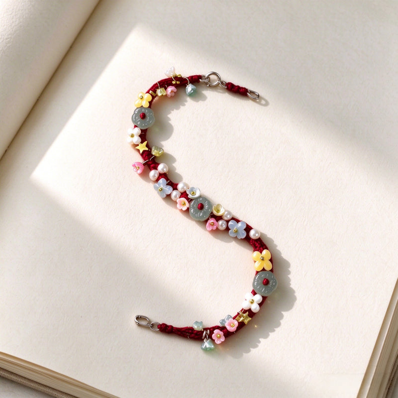Handmade Lotus Flower S925 Bracelet - Wash Away All Worries