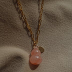 Collier à ajustement facile en quartz clair - Pureté intérieure et expression claire