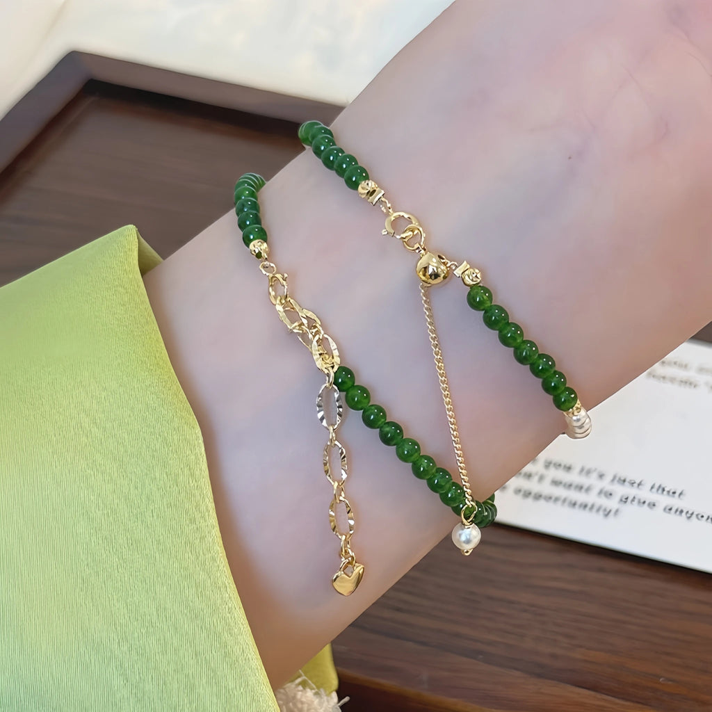 Collier en cristal naturel couronne vintage