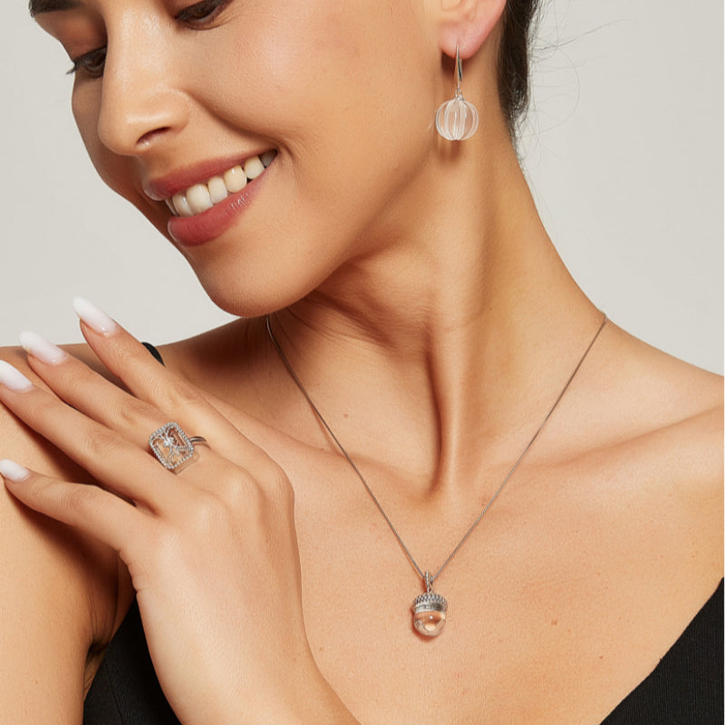 Collier en cristal naturel « Éclat radieux »