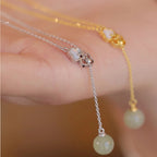 Collier à ajustement facile en quartz clair - Pureté intérieure et expression claire