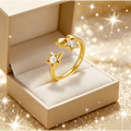 Polaris Pearl Ring – Guided by the Star, Blessed by the Light