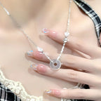 Collier à ajustement facile en quartz clair - Pureté intérieure et expression claire