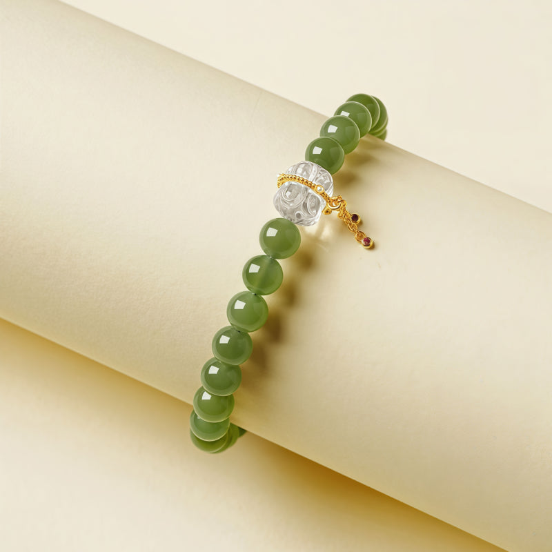 Bracelet Noble Cheval en Jade de Hetian