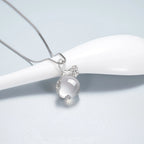 Plum‑Blossom Chalcedony Sterling Silver 3‑Piece