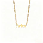 Collier personnalisé en argent pur S925 avec pendentif lettre - Collier prénom anglais