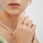 Bague Perle Polaris – Guidée par l'étoile, Bénie par la lumière