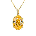 Collier en cristal naturel Ambre Chuchotement
