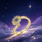 Silver/Golden Evil Eye Ring – Spiritual Shield for Daily Energy