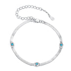 Bracelet Anti-mauvais Œil à Chevrons
