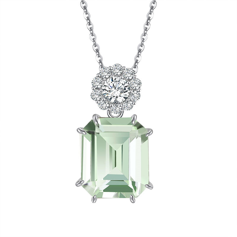 Phoenix Prism Natural Crystal Necklace — Stone of Health, Luck & Happiness
