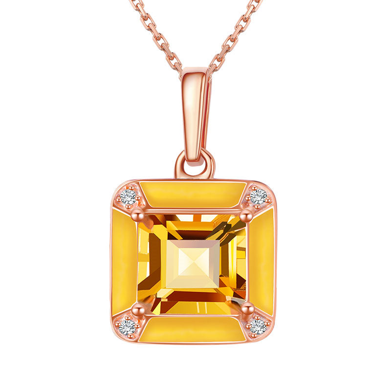 Collier Cristal Naturel Douce Maison