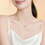 Collier à ajustement facile en quartz clair - Pureté intérieure et expression claire