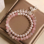 Bracelet de cinabre naturel Renouveau Lotus Rouge