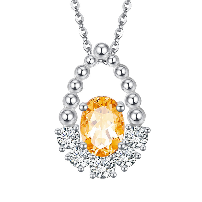Collier en cristal naturel Aurora Wish