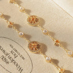 Bracelet Citrine Boussole Stellaire - Énergie Positive et Orientation