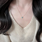 Collier œil porte-bonheur serein