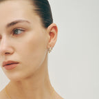 Boucles d'oreilles Polaris en nacre