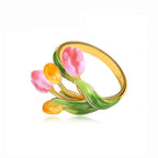 Tulip Fortune Faith Ring – Wear Love, Bloom Luck
