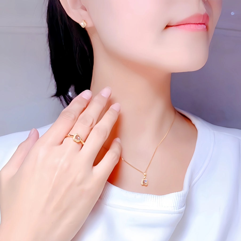 Collier Sakura en jade Hetian