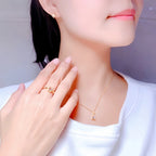 Collier Sakura en jade Hetian