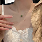 Collier à ajustement facile en quartz clair - Pureté intérieure et expression claire