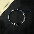 Star & Petal Adjustable Pull Hand-Woven Bracelet - Gentle Daily Styling