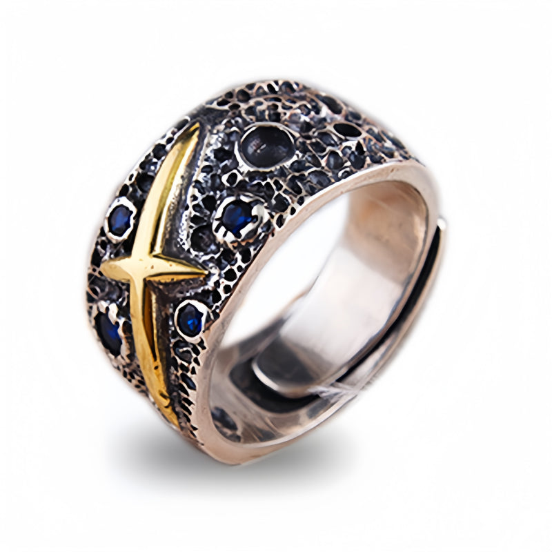 Bague en améthyste naturelle irrégulière – Calme l'esprit, approfondit l'intuition, attire la paix