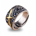 Bague en améthyste naturelle irrégulière – Calme l'esprit, approfondit l'intuition, attire la paix