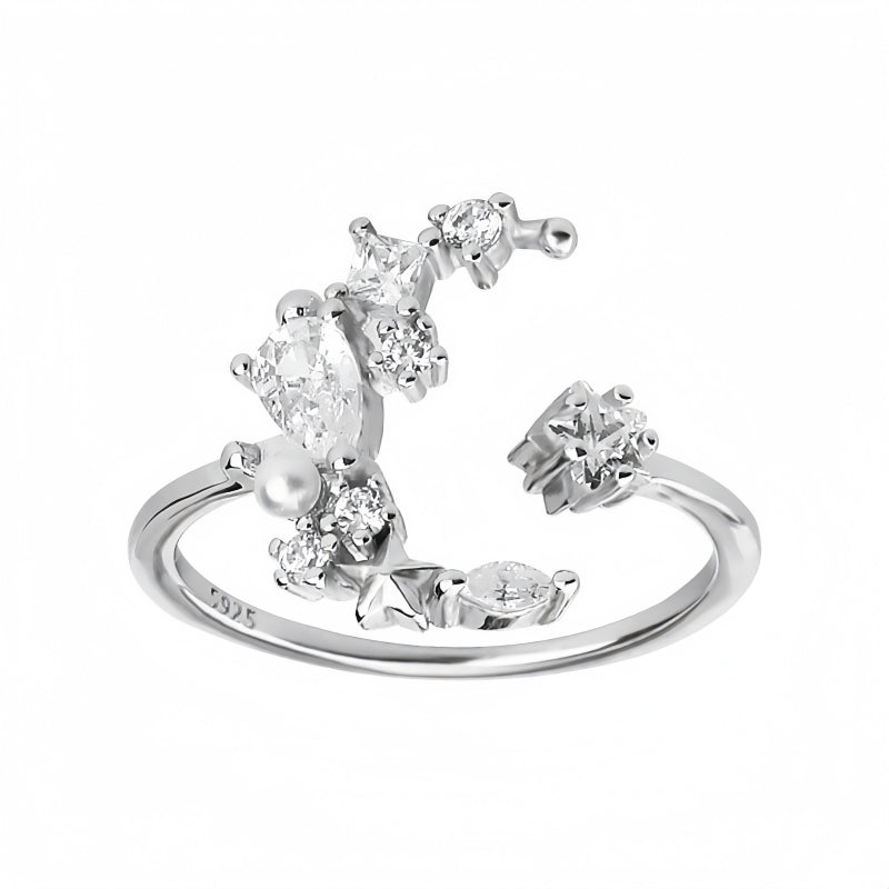 Bague en améthyste naturelle irrégulière – Calme l'esprit, approfondit l'intuition, attire la paix