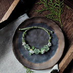 Natural Green Fluorite Braided Bracelet - For Positive Vibes