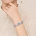 Bracelet aigue-marine Mana Bar