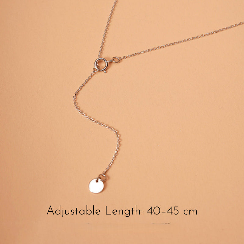 60th Birthday Necklace - Six Rings for Six Decades Sterling Silver Birthstone Gift