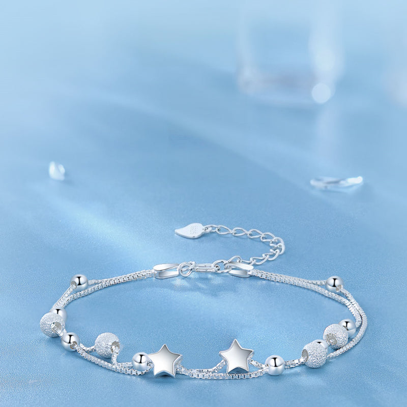 Bracelet Lune et Étoile Pacte d'Amour