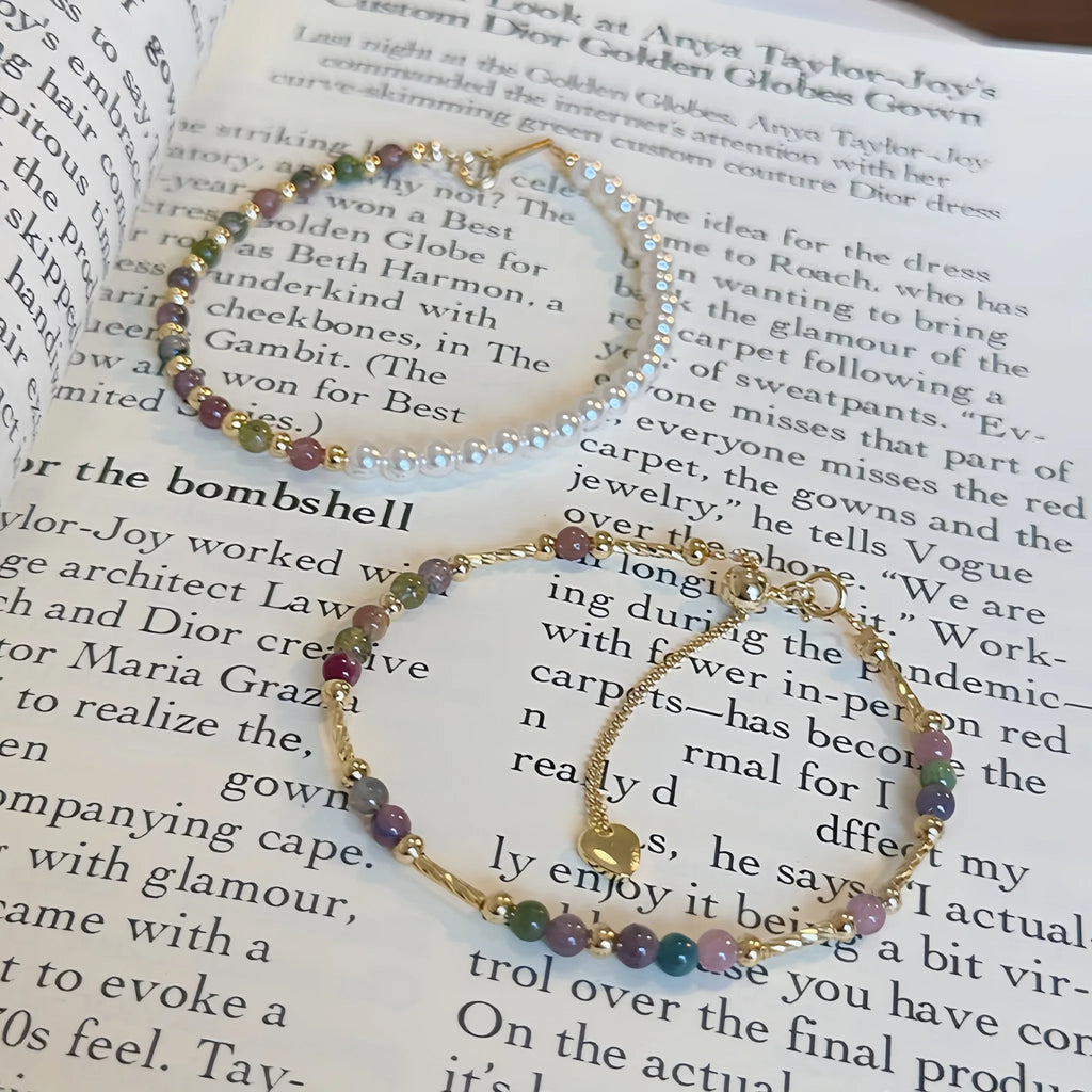 Collier en cristal naturel couronne vintage