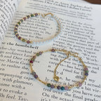 Collier en cristal naturel couronne vintage