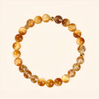 Golden Tiger Eye & Citrine Bracelet — 7A Grade Fortune Crystal Bracelet for Women