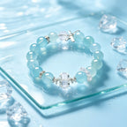 Bracelet en aigue-marine naturelle Thalassa Protection