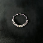Iris Purple Lotus Woven Bracelet - Symbol of Purity & Serenity
