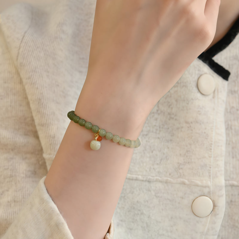 Bracelet Noble Cheval en Jade de Hetian