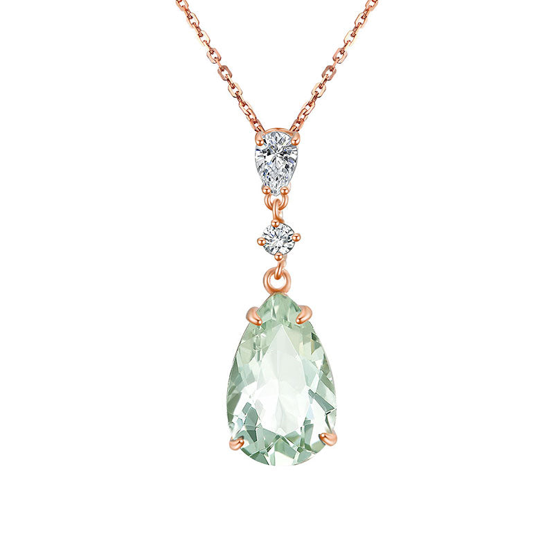 Collier Printanier Rosée de Cristal Naturel
