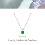 Vintage Fine 12 Birthstone Clavicle Necklace, Ideal Birthday Gift Accessory