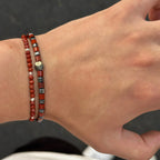 Wild‑Vibe Natural Stone Bracelet - Rootedness, Centering, Empowerment